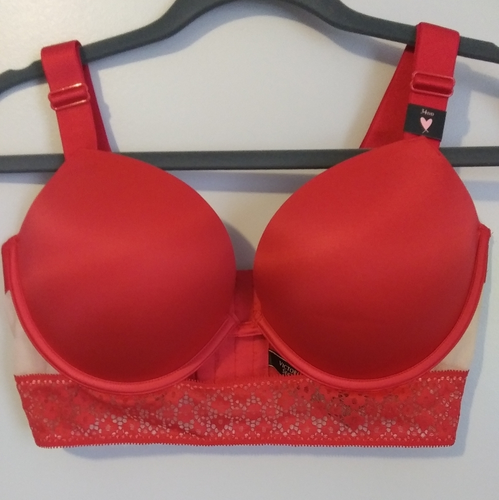 VICTORIA'S SECRET VERY SEXY PADDED BRA- 34DD..NEW!